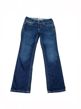Ariat Womens Low Rise Stretch Icon Western Stackable Straight Leg Jeans 30 Short